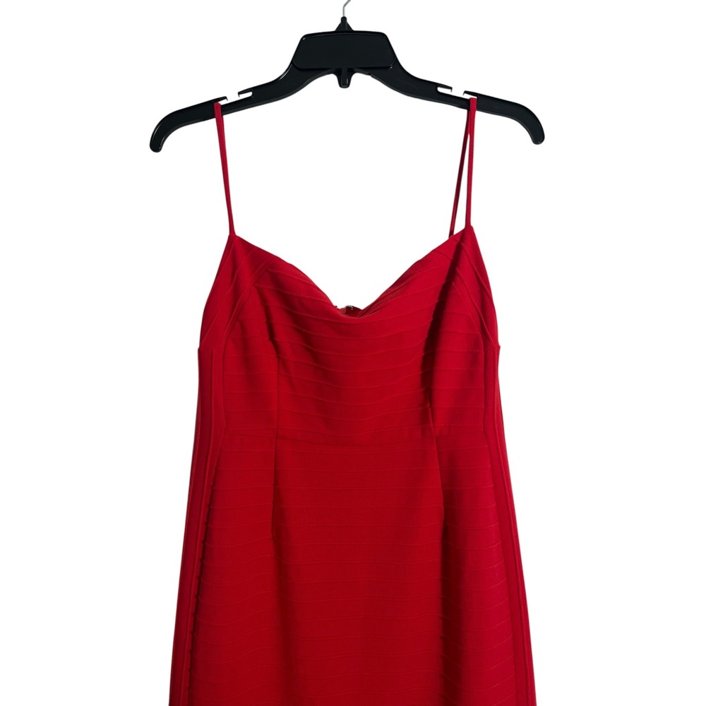 HUTCH x ANTHROPOLOGIE Square Neck Drop Waist Slim Midi Dress - Picture 4 of 9